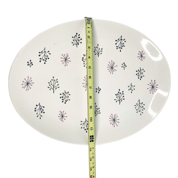 Vintage Franciscan Ware Echo 16" Oval Serving Platter Gladding McBean Atomic MCM - Picture 8 of 9